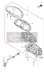 3410012JR2, Meter Assy,Spee, Suzuki, 0